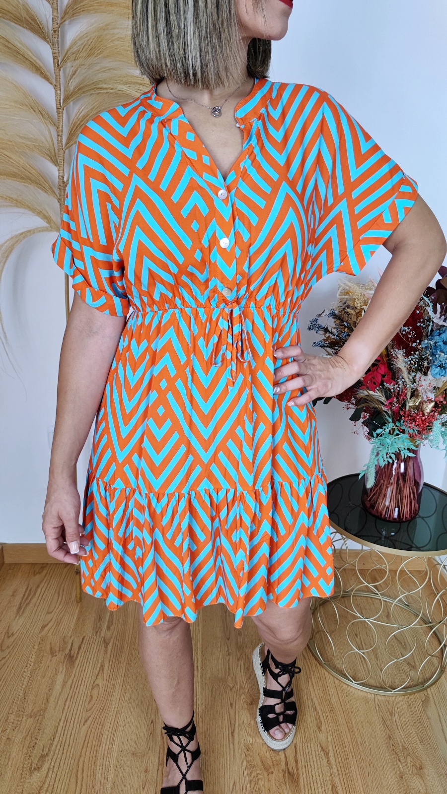 Vestido Bávaro Naranja