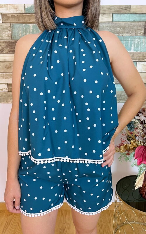Conjunto Corto Lunares